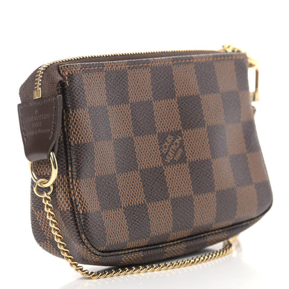 Louis Vuitton Damier Ebene Mini Pochette Accessories 3 of 9