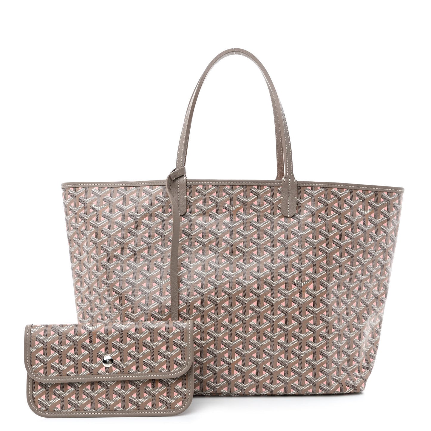 Goyardine Saint Louis Claire Voie PM Grege Powder Pink