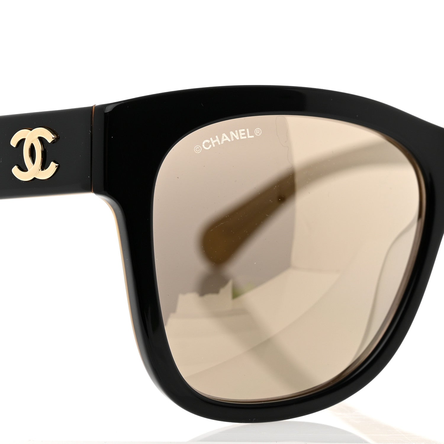 Chanel Acetate Square CC Sunglasses 5380 Black 7 of 8