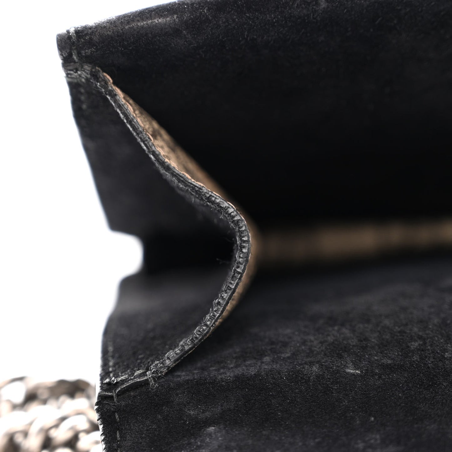 GG Supreme Monogram Mini Dionysus Shoulder Bag Black