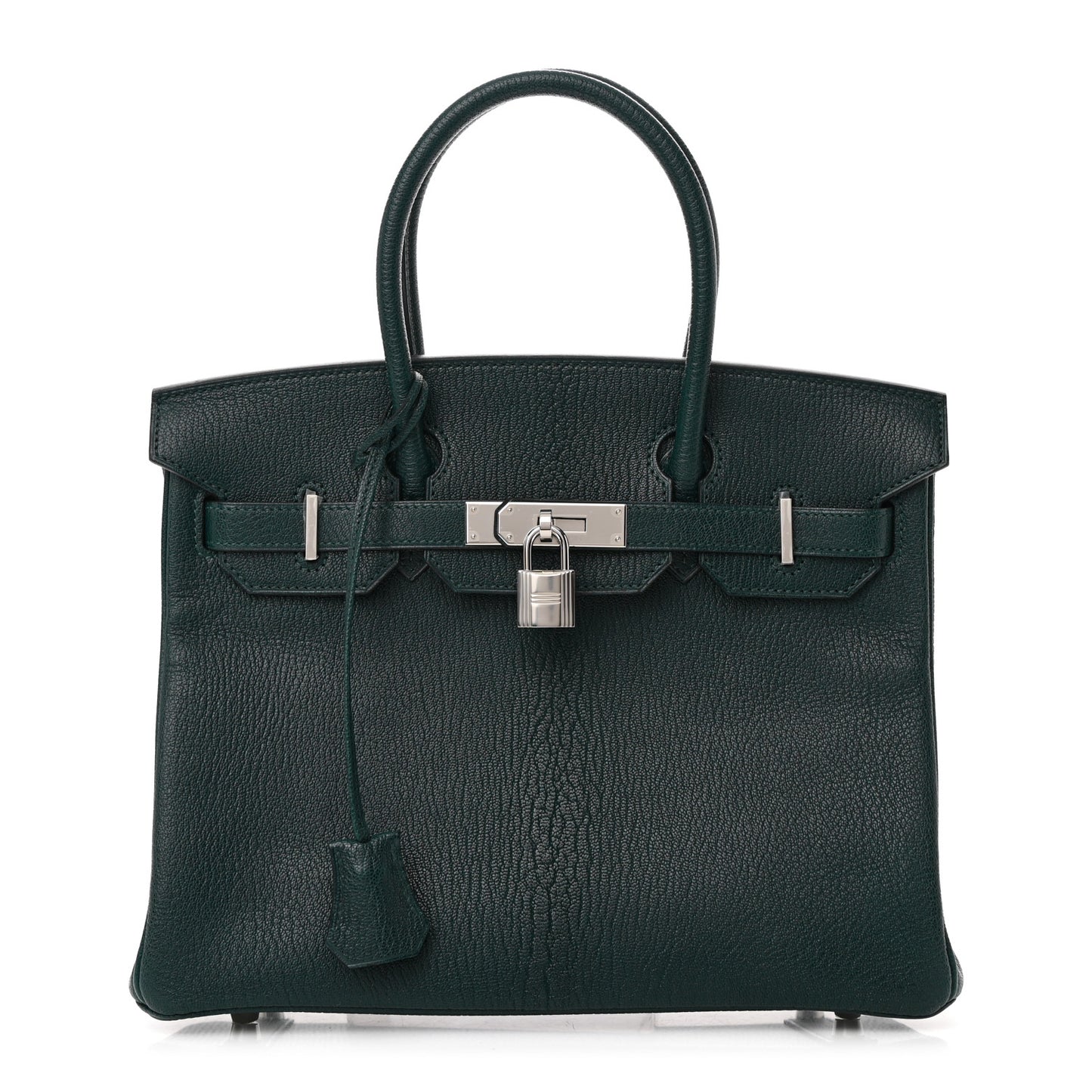 Chevre de Coromandel Birkin 30 Vert Cypress