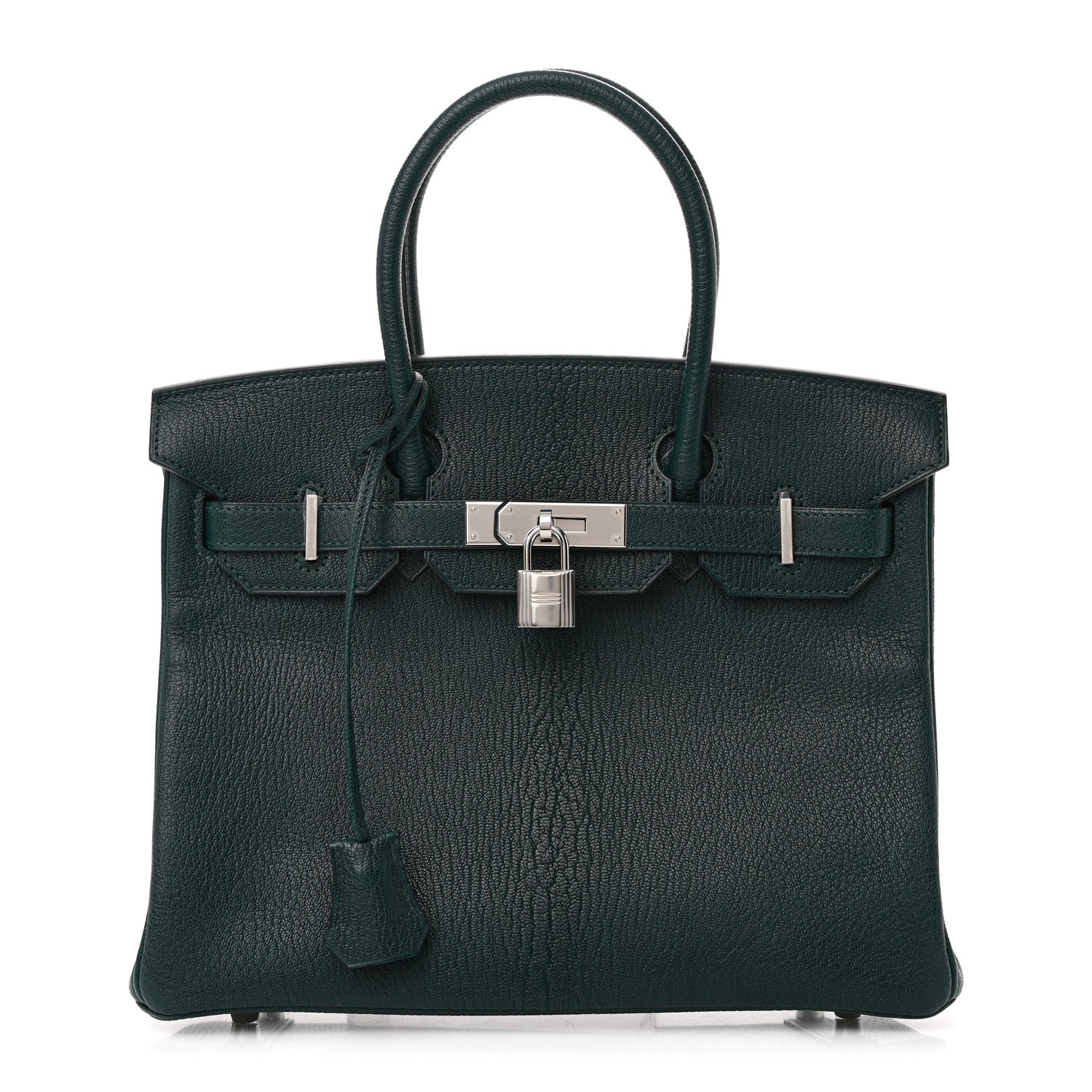 Hermes Chevre de Coromandel Birkin 30 Vert Cypress 1 of 12