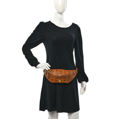 MCM Visetos Stark Belt Bag Cognac 2 of 8
