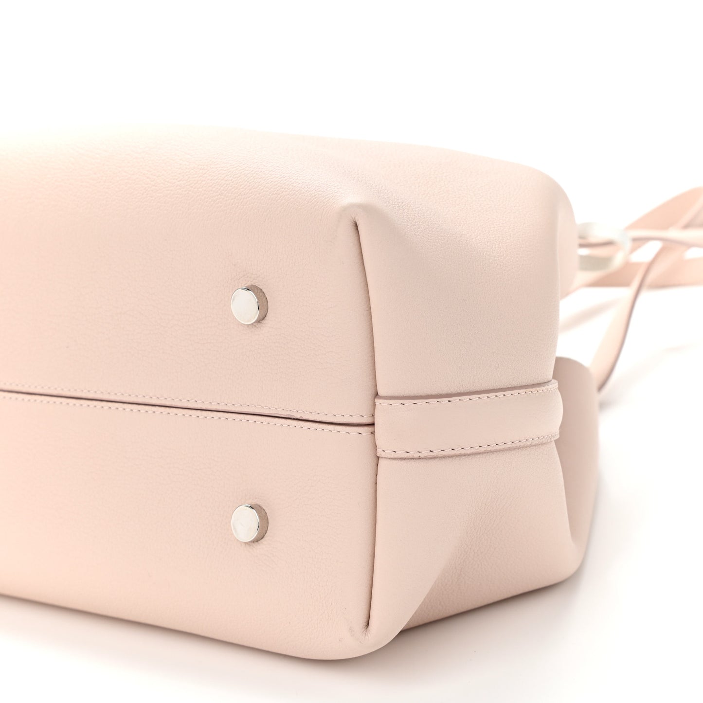 Grained Calfskin Medium Blossom Tote Pink