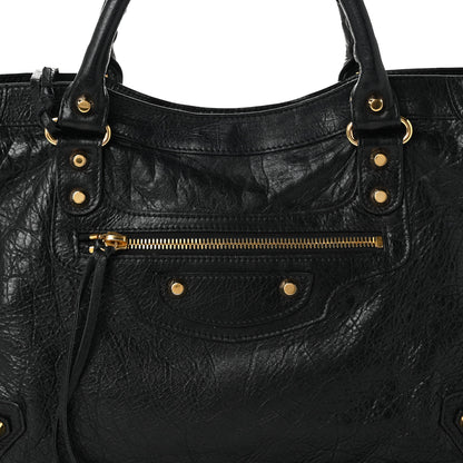 Balenciaga Agneau Classic Gold Hardware City Black 9 of 11