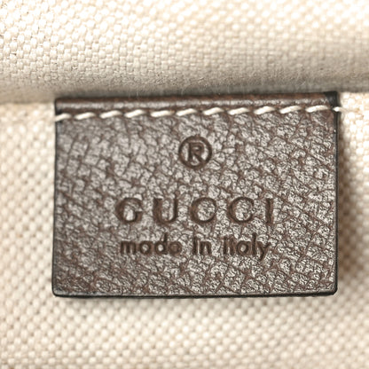 Gucci GG Supreme Monogram Equestrian Web Small Ophidia Tote Bag Beige Multicolor New Acero 6 of 11