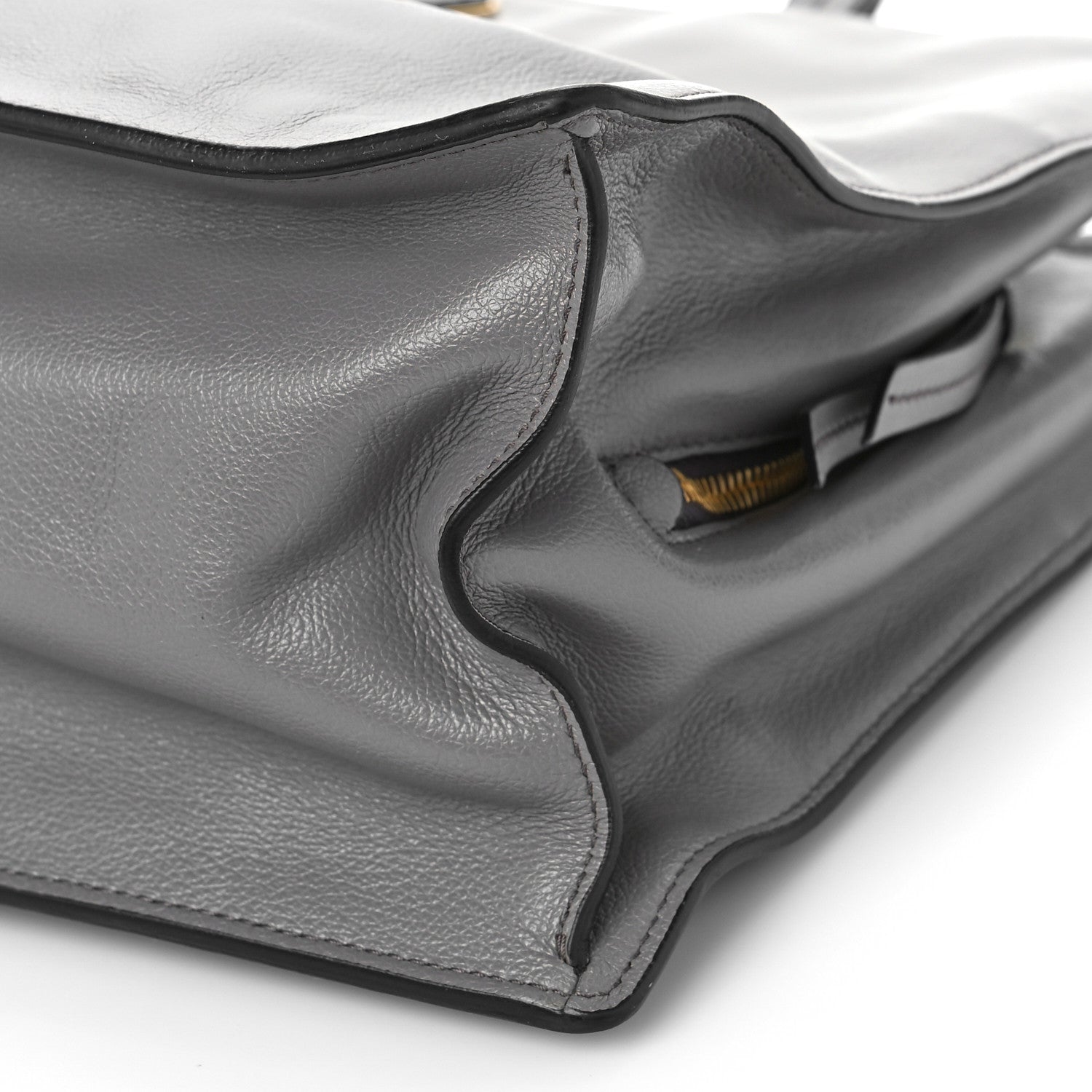 Prada Glace Calfskin Tote Argilla 8 of 8