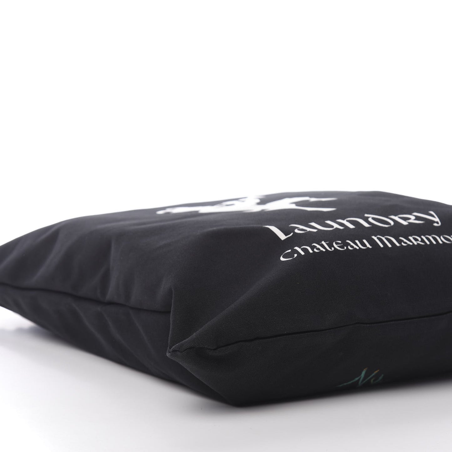 Canvas Chateau Marmont Drawstring Tote Black