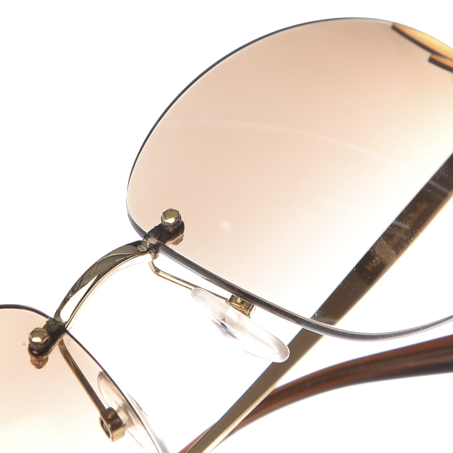 Lily Sunglasses Z0371U Brown Glitter