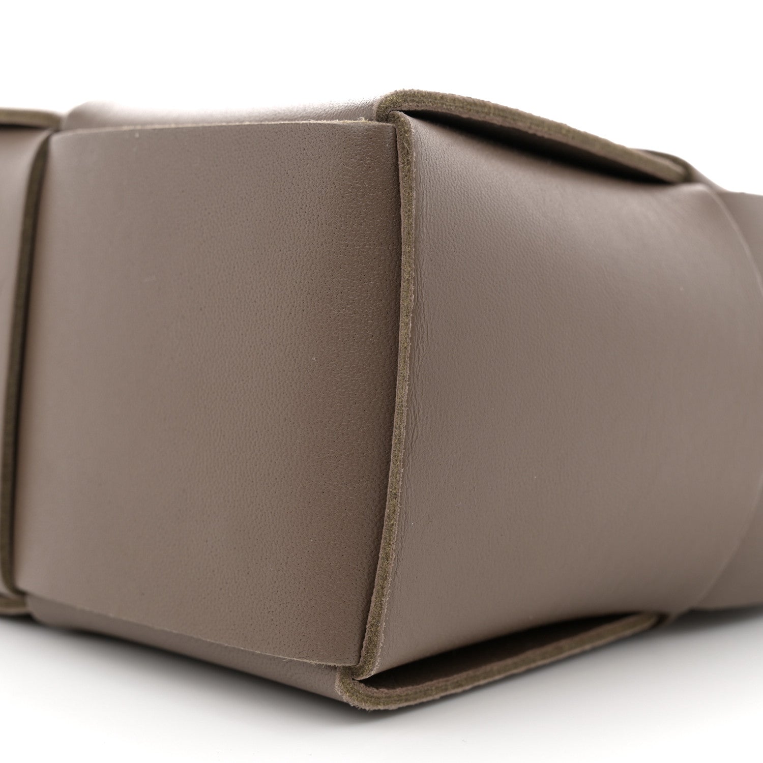 Bottega Veneta Nappa Maxi Intreccio Mini Arco Tote Taupe Grey 10 of 11