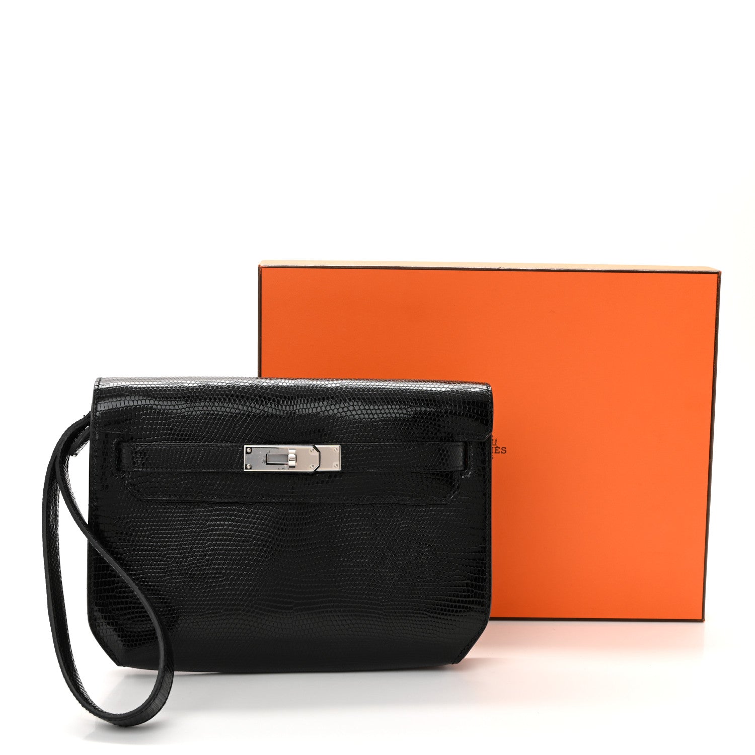 HERMES デクリック ブラック Hermès Kelly 32 Porosus Crocodile Lisse Black | SACLÀB