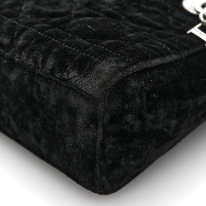 Christian Dior Velvet Crystal Mini Lady Dior Black 10 of 10