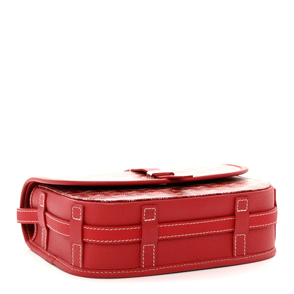 Goyard Goyardine Belvedere II PM Messenger Bag Red 4 of 9