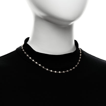 Tiffany 18K Rose Gold Diamond 2.25ctw Elsa Peretti Diamonds by the Yard Necklace 2 of 5
