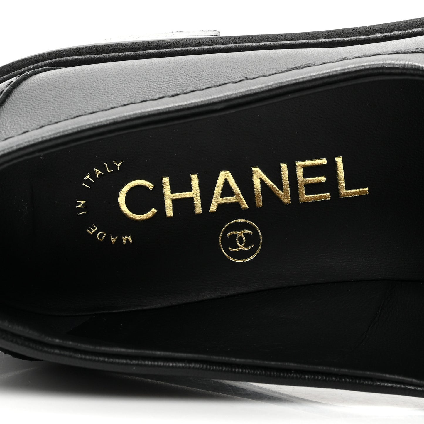 Lambskin Quilted CC Turnlock Loafers 37 Black