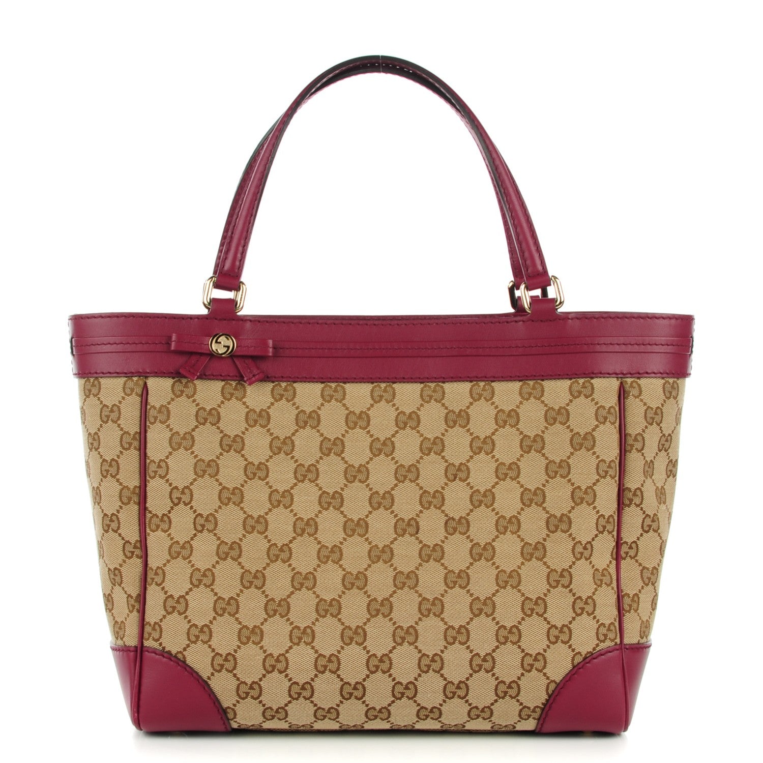 Gucci Monogram Medium Mayfair Tote Cherry 1 of 7