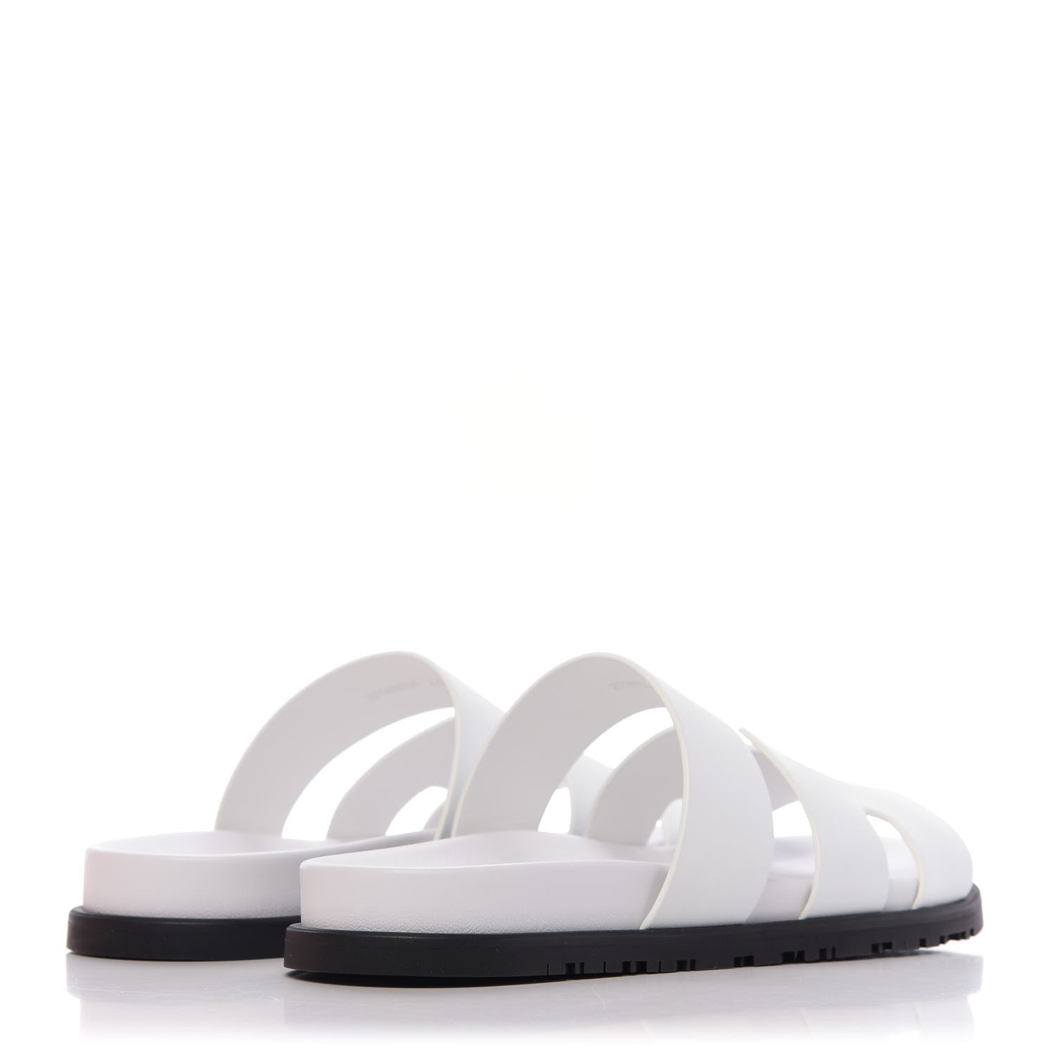 Hermes Calfskin Womens Ankara Sandals 40.5 White 4 of 11