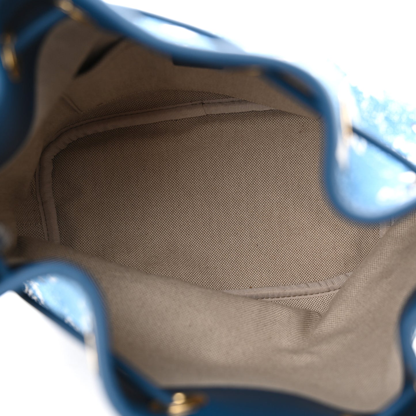 Jacquard Medium Drawstring Blue Denim