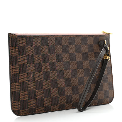 Louis Vuitton Damier Ebene Neverfull MM GM Pochette Rose Ballerine 3 of 6