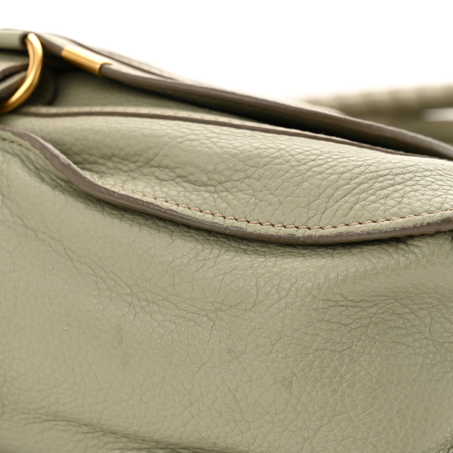 Calfskin Medium Marcie Satchel Baobab Green
