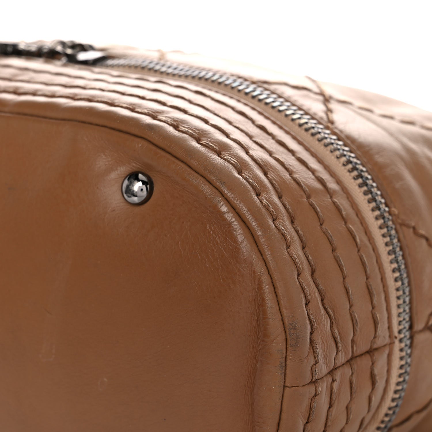 Chanel Lambskin Stitched Expandable Tote Beige 19 of 33