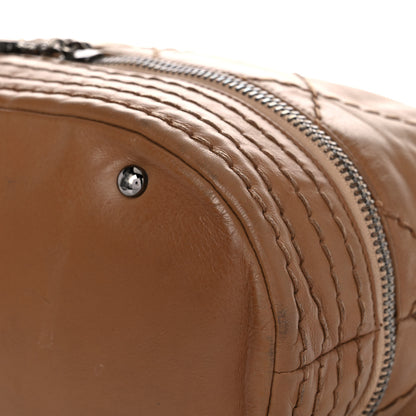 Chanel Lambskin Stitched Expandable Tote Beige 19 of 33