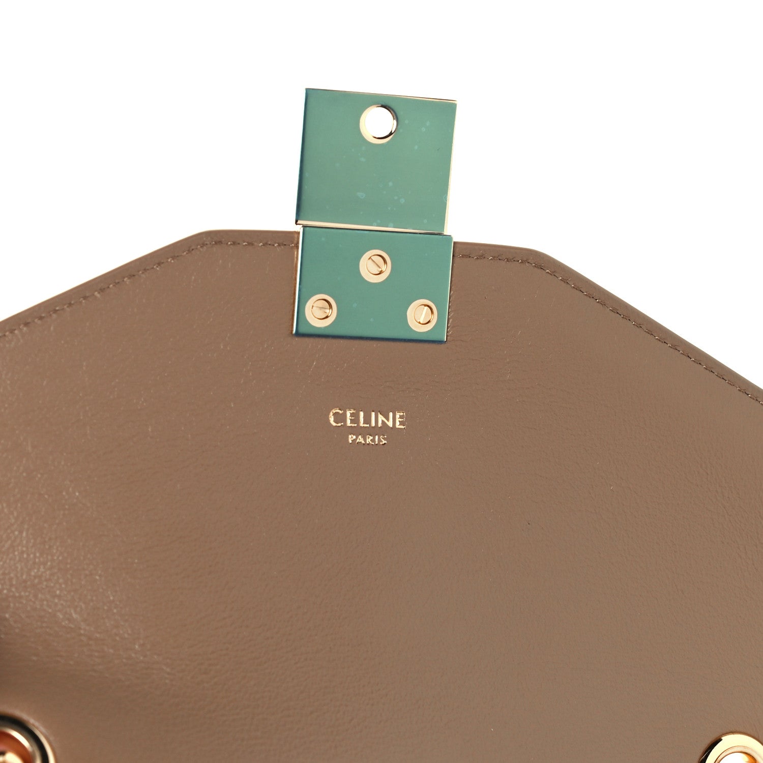 Celine Shiny Calfskin Medium C Bag Camel 9 of 10