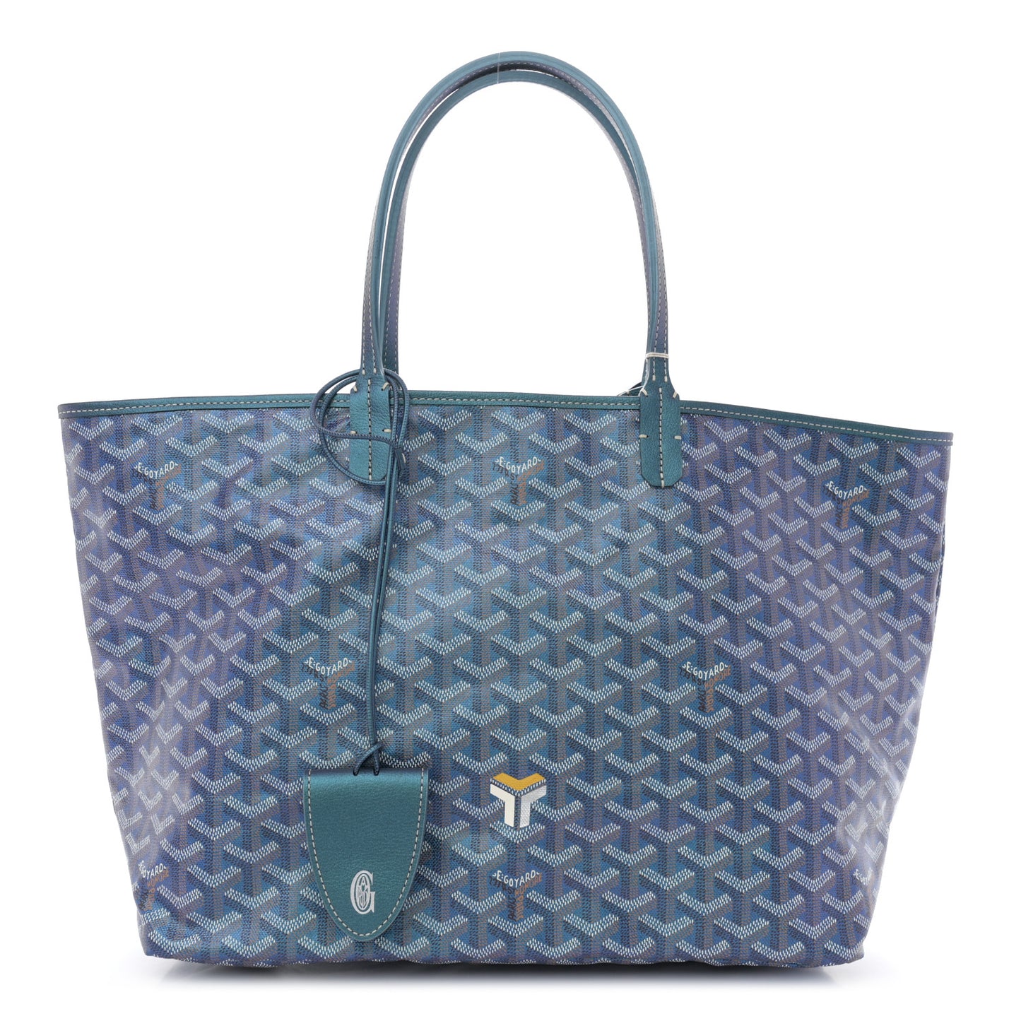 Iridescent Goyardine Saint Louis PM Pearly Blue