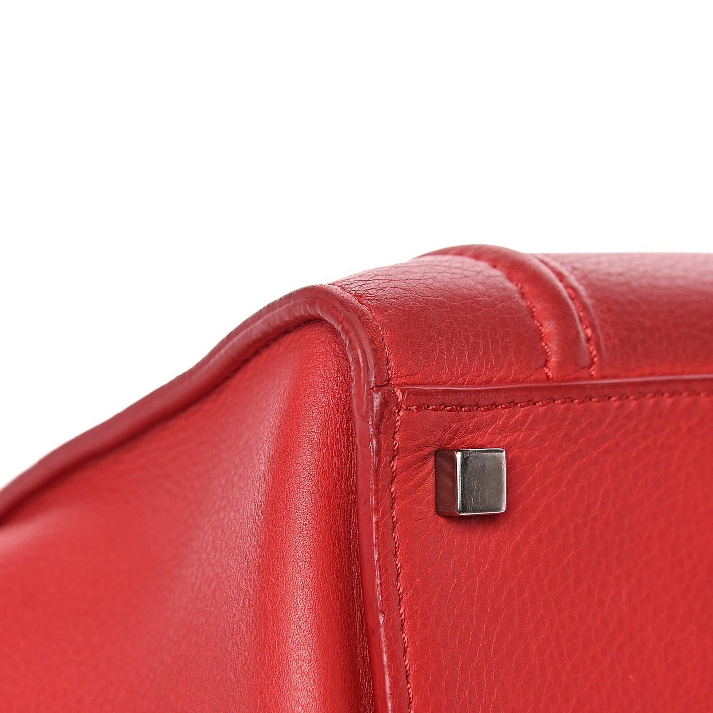 Supple Calfskin Medium Phantom Luggage Vermillion
