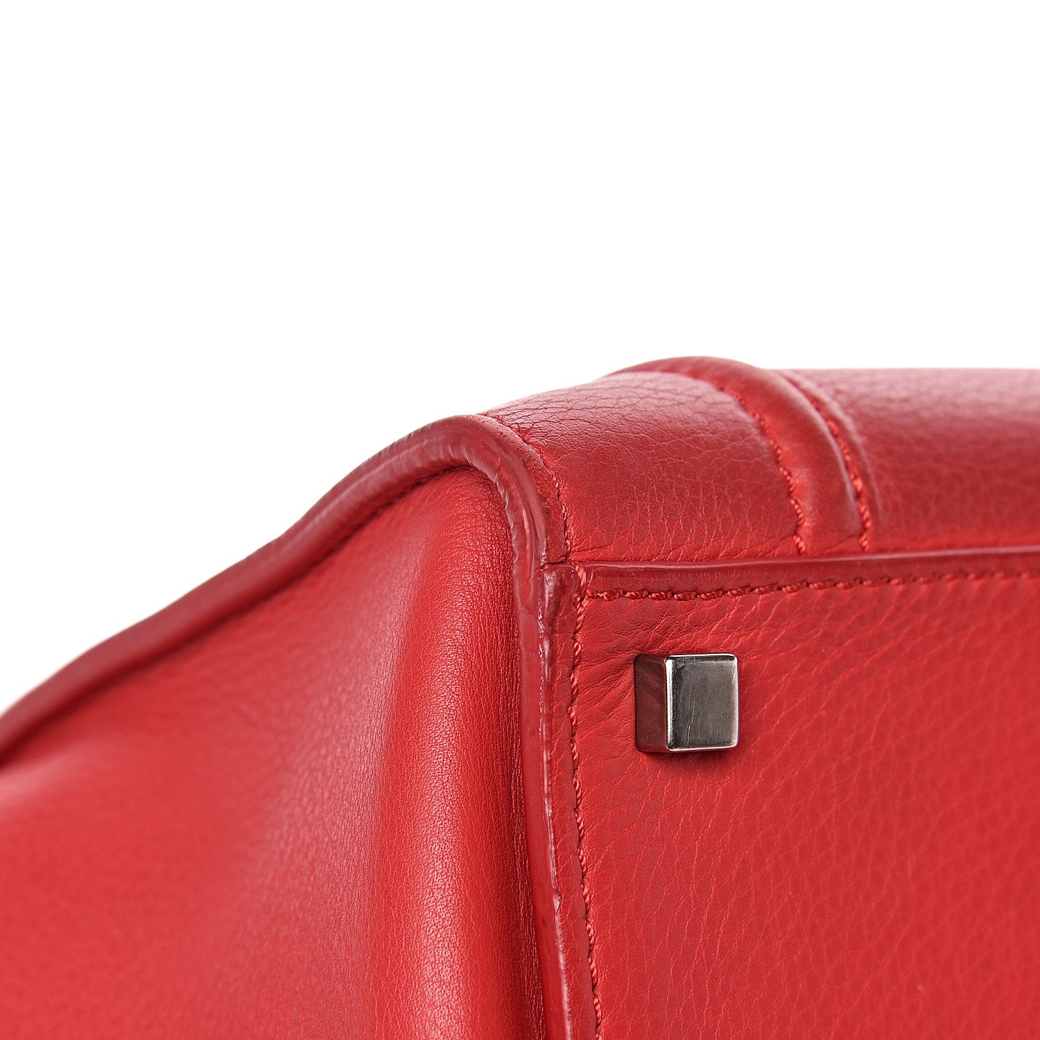 Celine Supple Calfskin Medium Phantom Luggage Vermillion 11 of 13