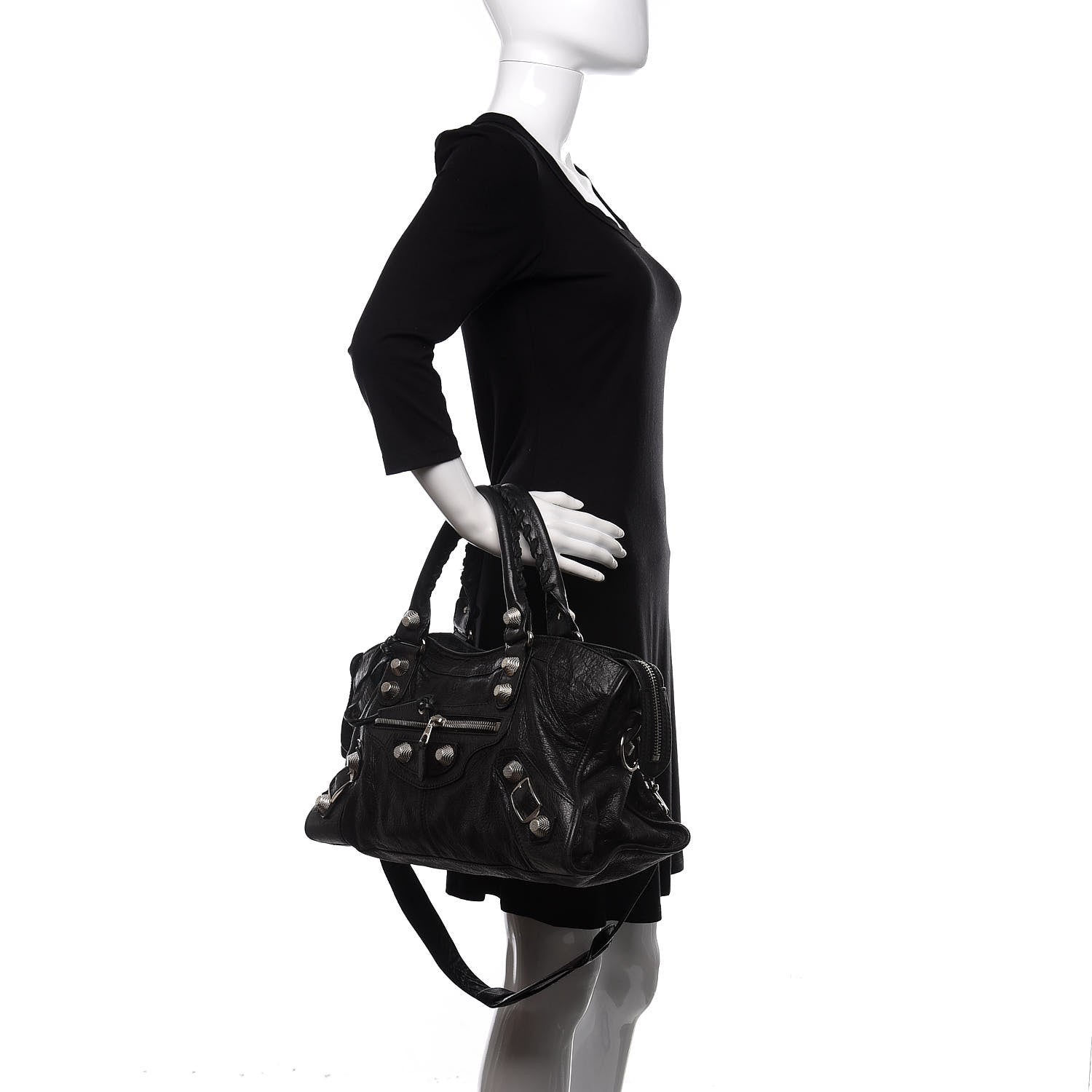Balenciaga Agneau Giant 21 Silver Hardware Part Time Black 2 of 11
