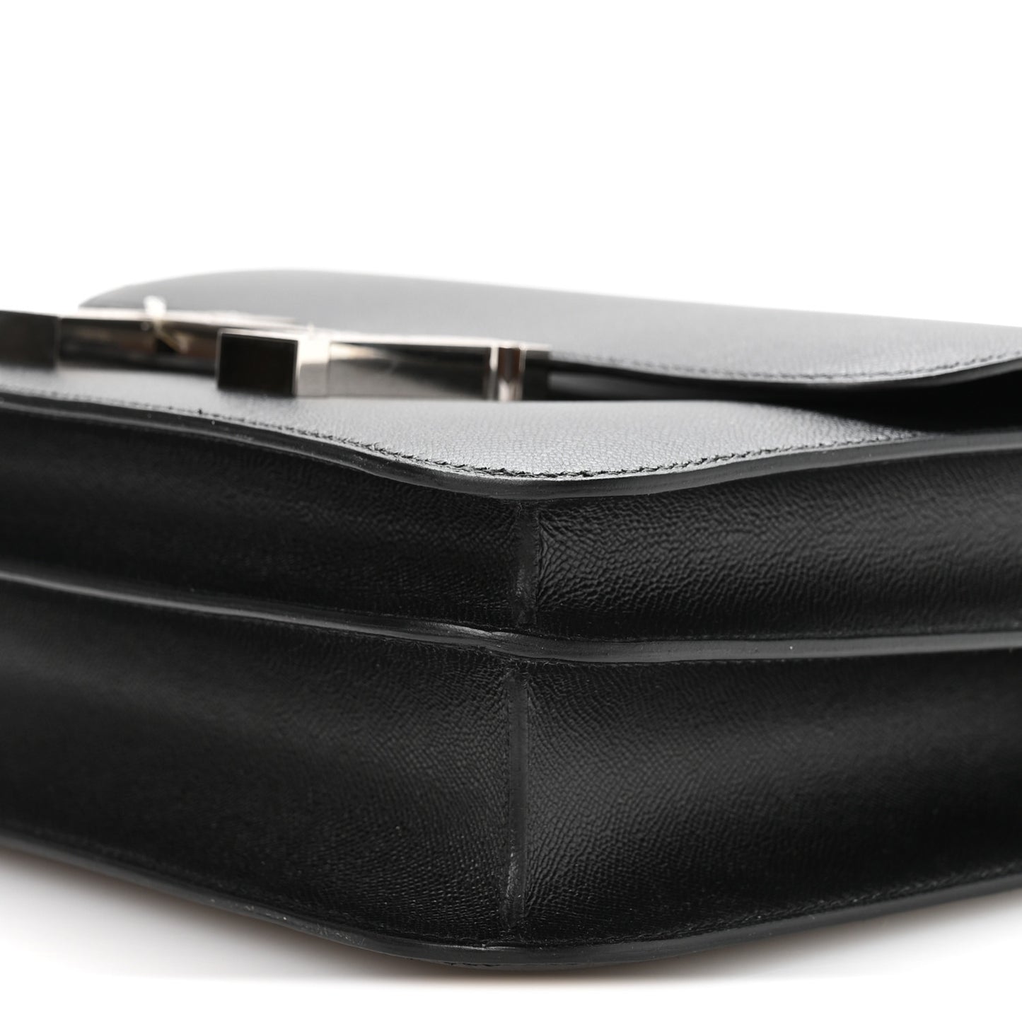 Madame Calfskin Lizard Constance 24 Black Ombre
