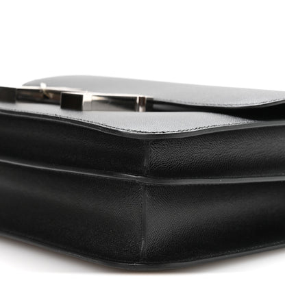 Hermes Madame Calfskin Lizard Constance 24 Black Ombre 10 of 11