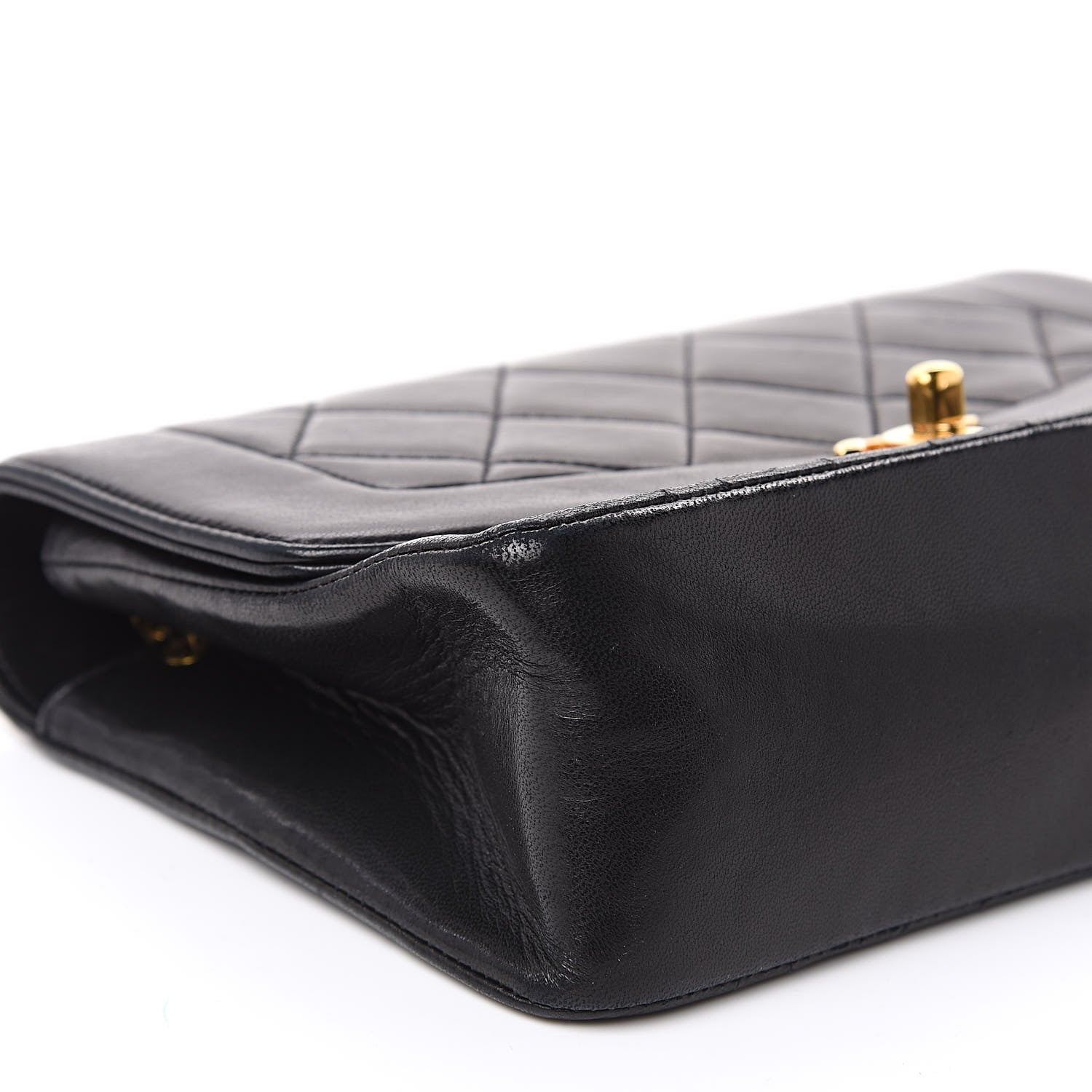 Chanel Lambskin Quilted Small Single Flap Bag Black 8 of 15