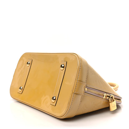 Louis Vuitton Vernis Alma MM Citrine 7 of 9