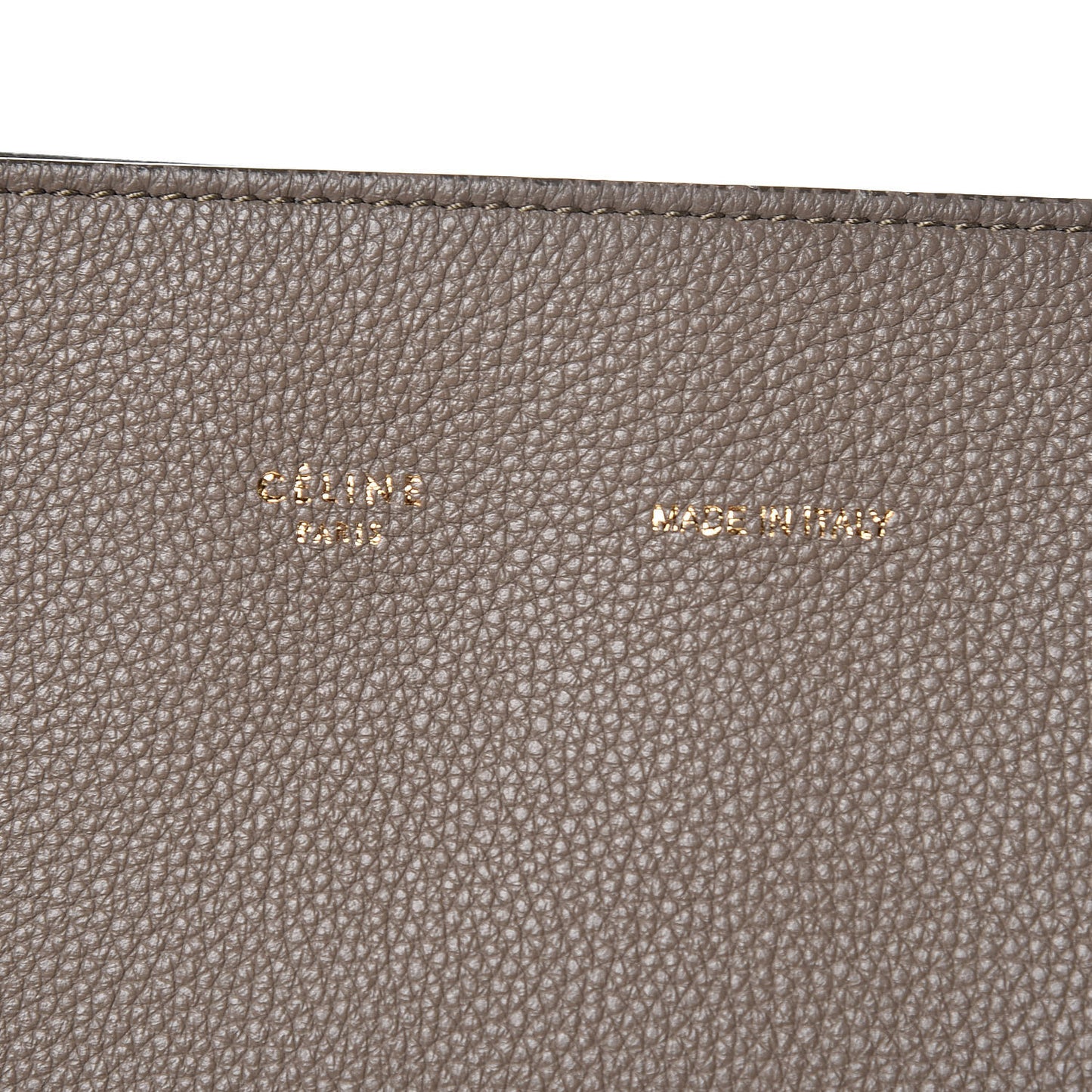 Soft Grained Calfskin Medium Belt Cabas Phantom Taupe