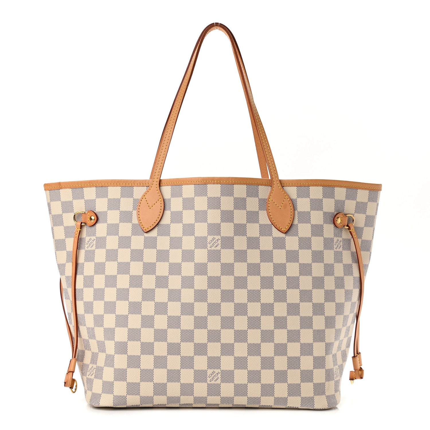 Louis Vuitton Damier Azur Neo Neverfull MM Rose Ballerine 3 of 14