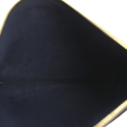 Louis Vuitton Empreinte Monogram Giant Neverfull MM Pochette Black 5 of 9