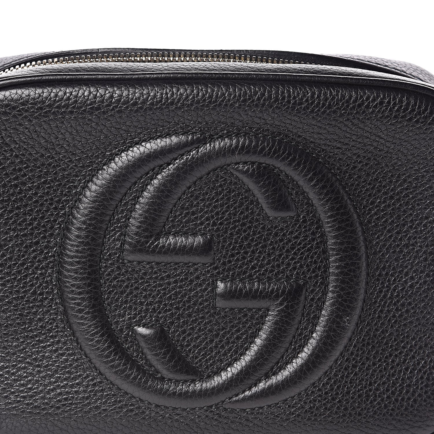 Gucci Pebbled Calfskin Small Soho Disco Bag Black 10 of 10