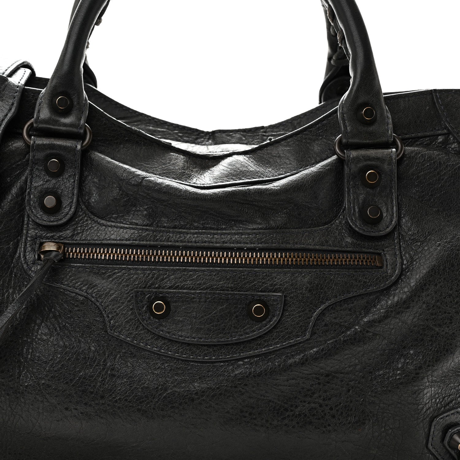 Balenciaga Agneau Classic Hardware City Anthracite 8 of 10
