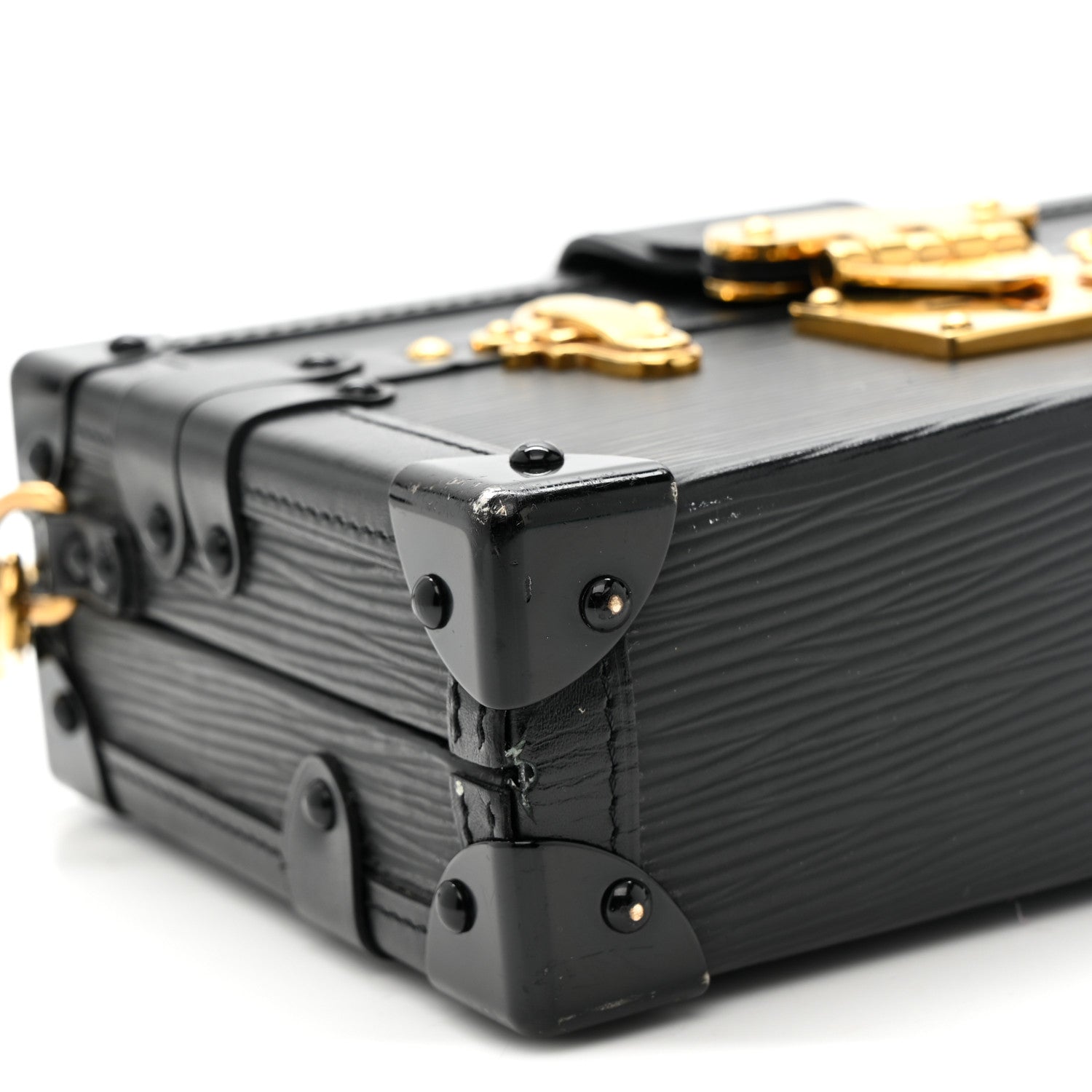 Louis Vuitton Epi Petite Malle Black 8 of 11