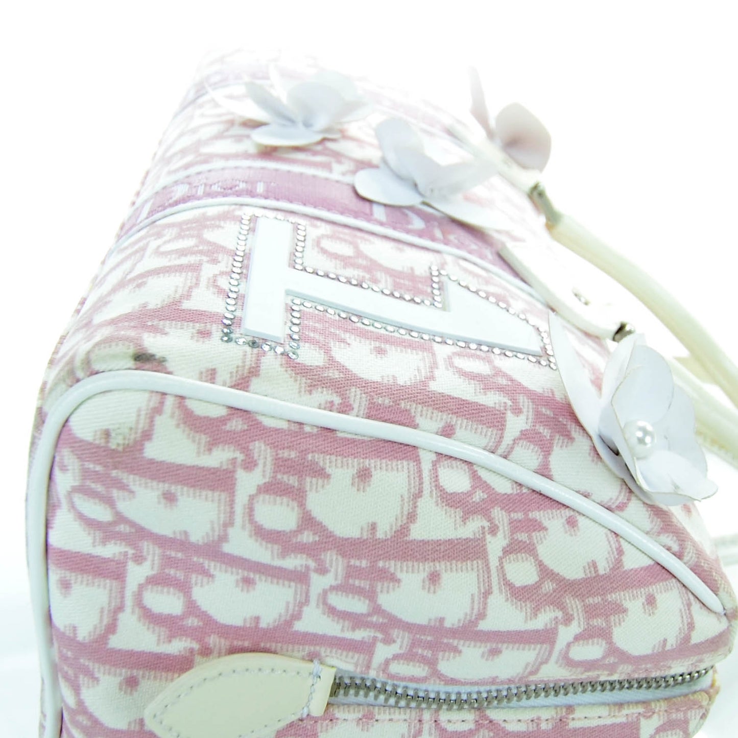 Monogram Girly Boston Pink