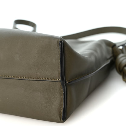 Loewe Nappa Calfskin Medium Flamenco Knot Clutch Avocado Green 10 of 10