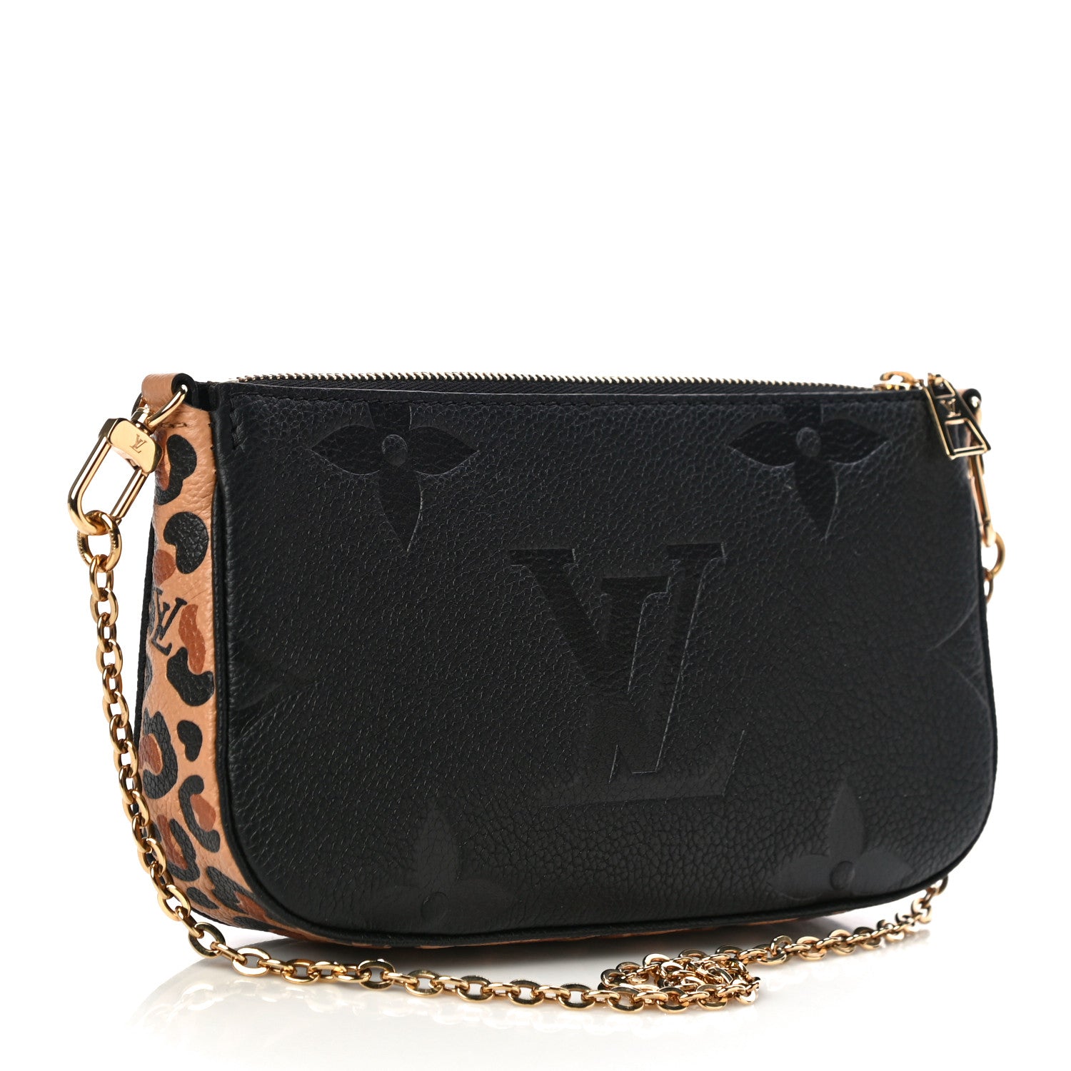 Louis Vuitton Empreinte Monogram Giant Wild At Heart Multi Pochette Accessories Mini Pochette Black 2 of 8