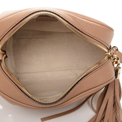 Gucci Pebbled Calfskin Small Soho Disco Bag Camelia 5 of 7