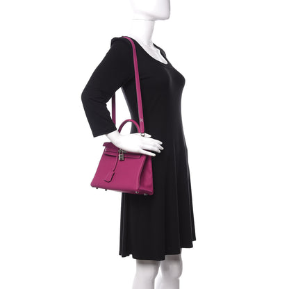 Hermes Togo Kelly Retourne 25 Rose Pourpre 2 of 11