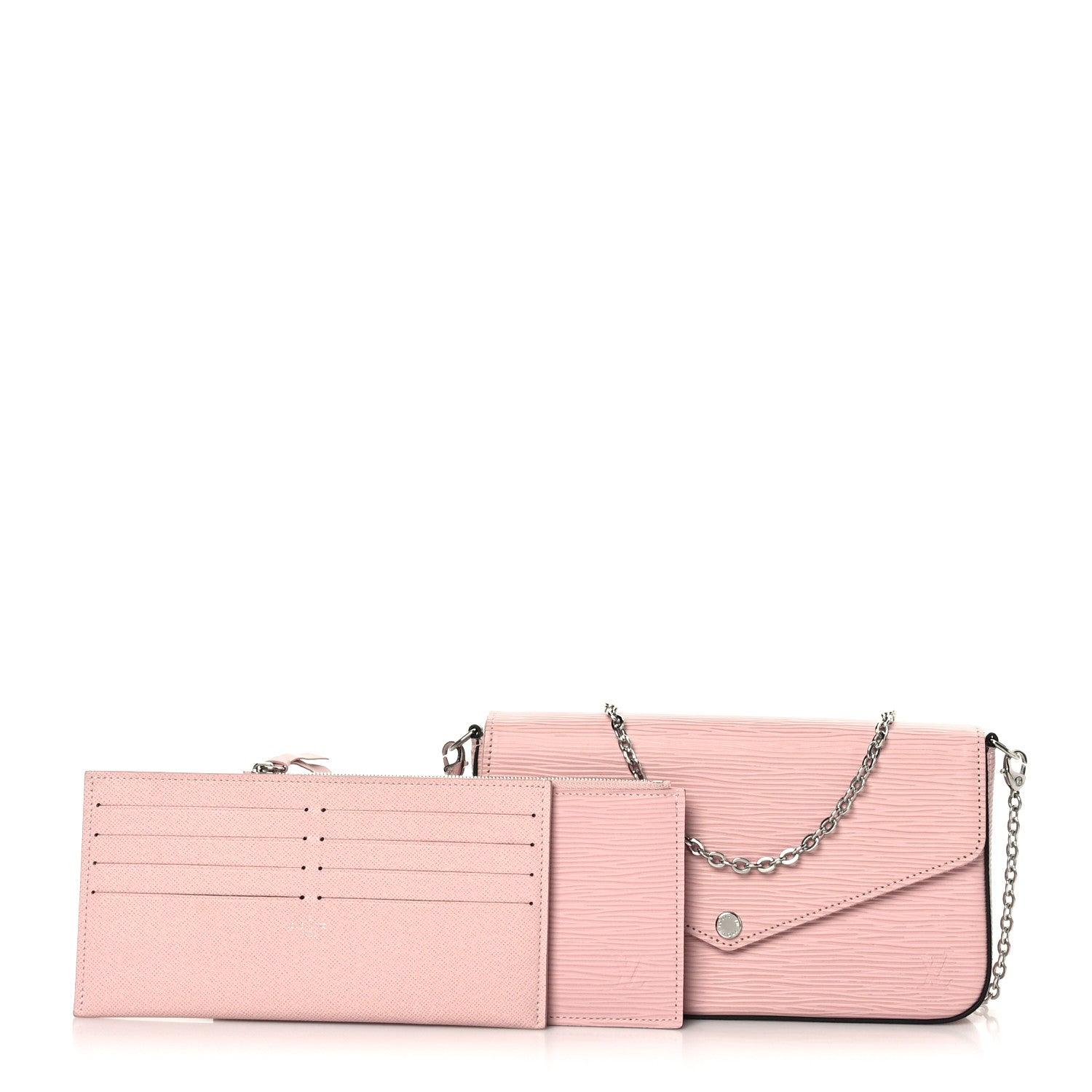Louis Vuitton Epi Pochette Felicie Rose Ballerine 1 of 9