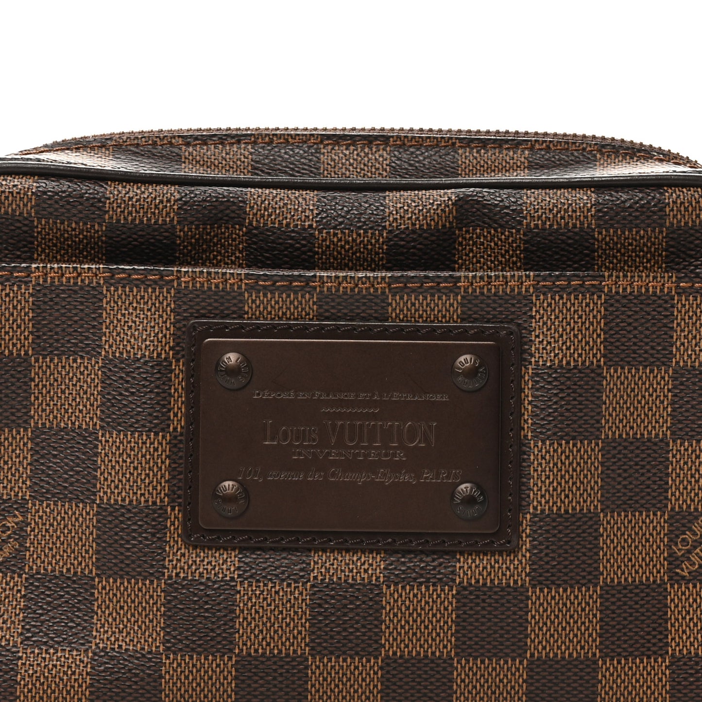 Damier Ebene Brooklyn Bum Bag