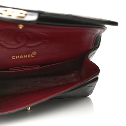 Chanel Lambskin Quilted Medium Double Flap Black 5 of 21