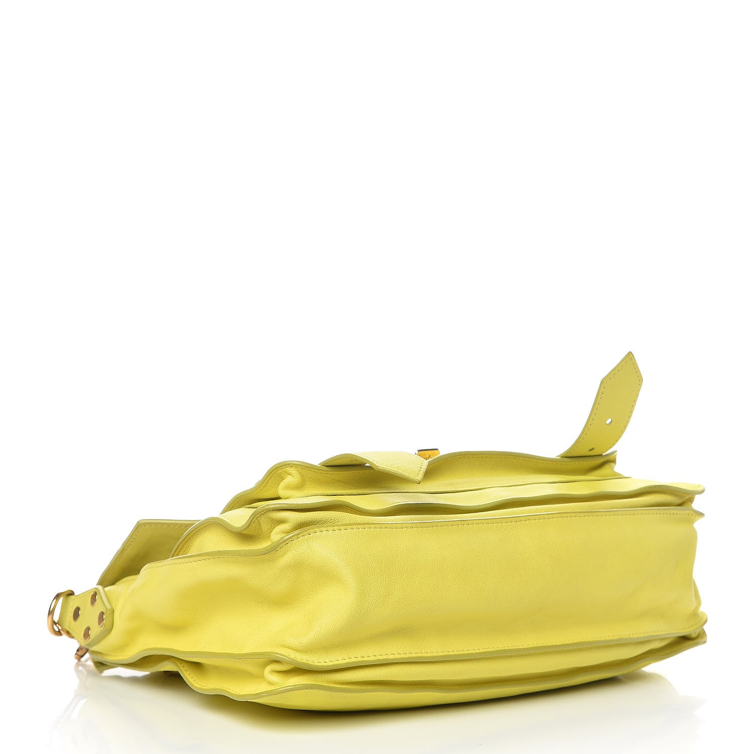 Proenza Schouler Lambskin Medium PS1 Satchel Citron 6 of 28